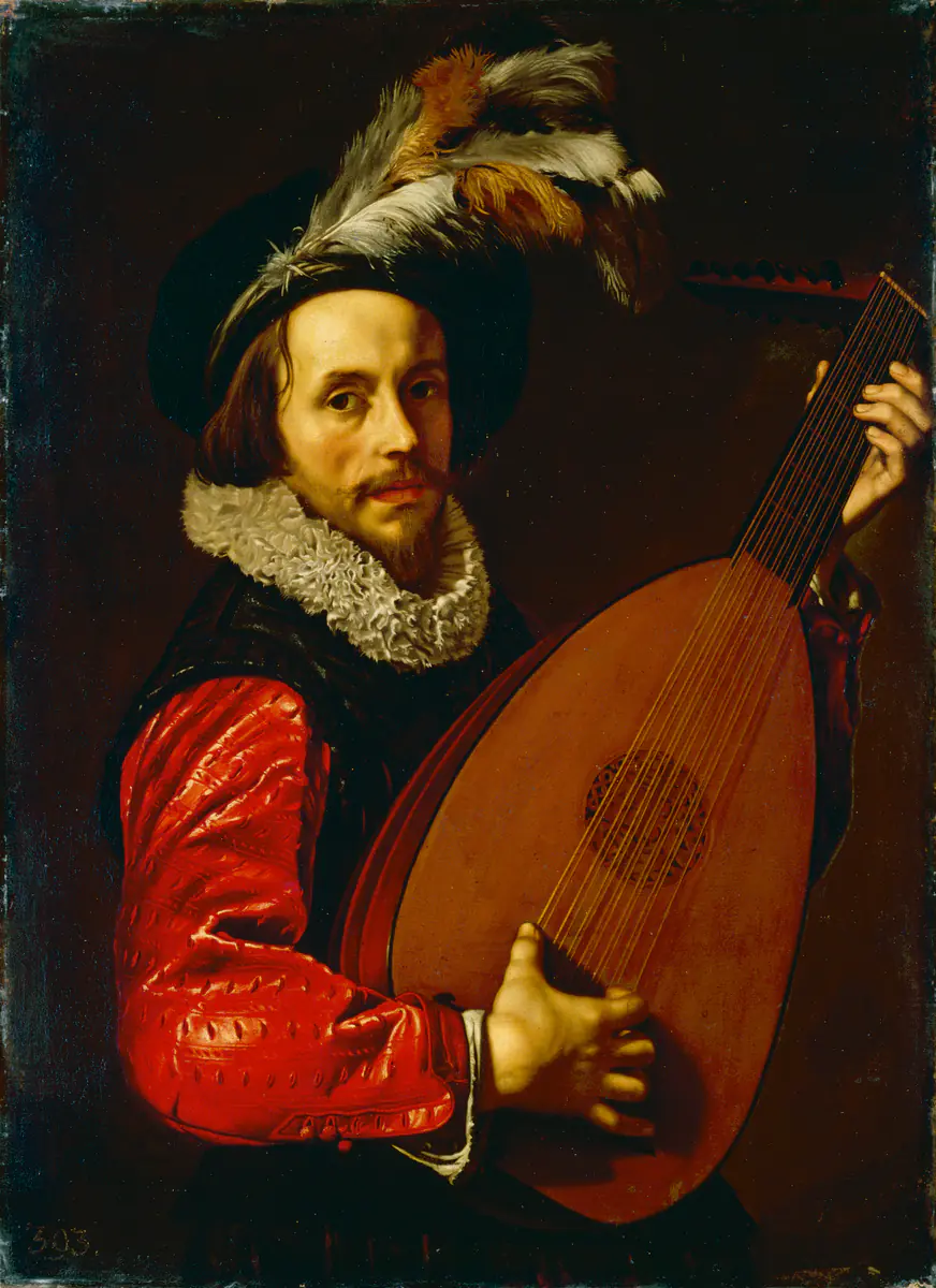 Le joueur de luth - Adam de Coster