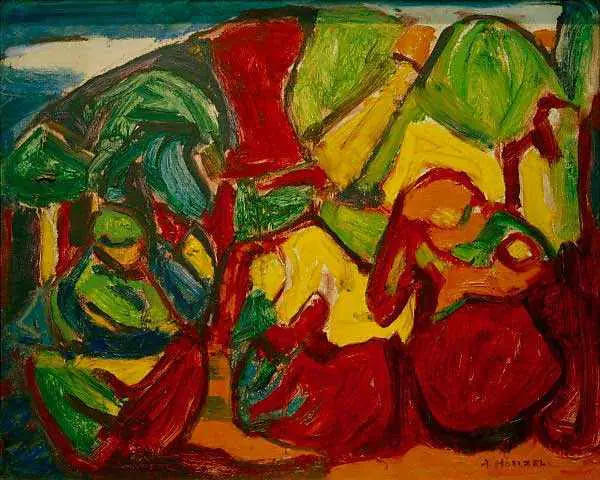 Le culte - Adolf Hölzel