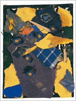 Composition abstraite collée - Adolf Hölzel