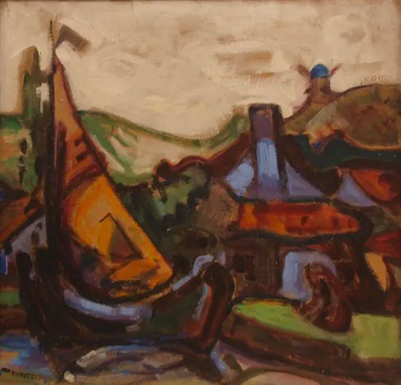 Voilier - Adolf Hölzel