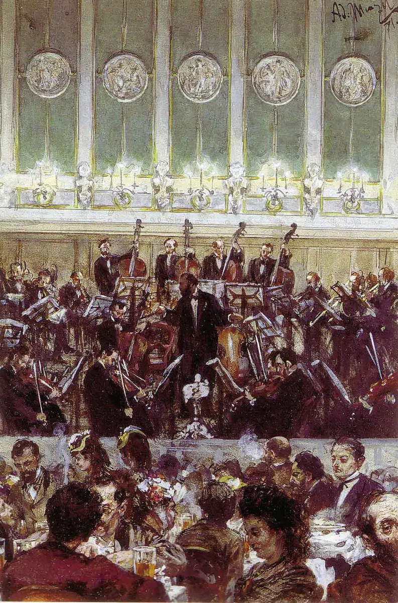 Concert à Bilse - Adolph Menzel
