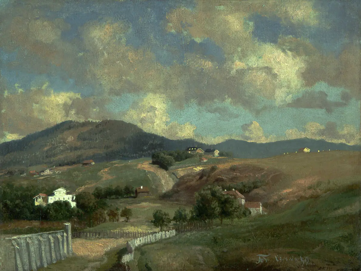 Depuis Østre Aker - Adolph Tidemand