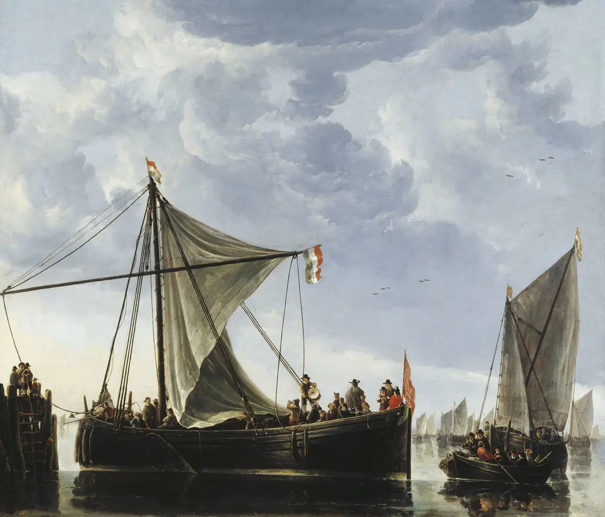Le Bateau de passage - Aelbert Cuyp
