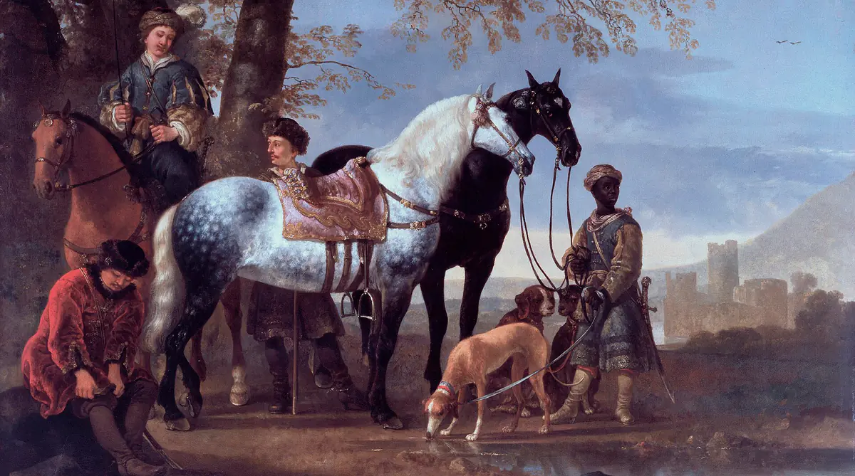 Chasseurs faisant halte - Aelbert Cuyp