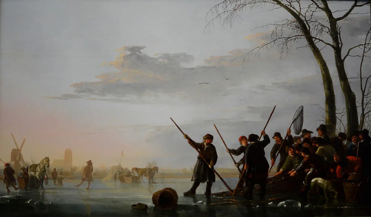 La Pêche sous la glace - Aelbert Cuyp