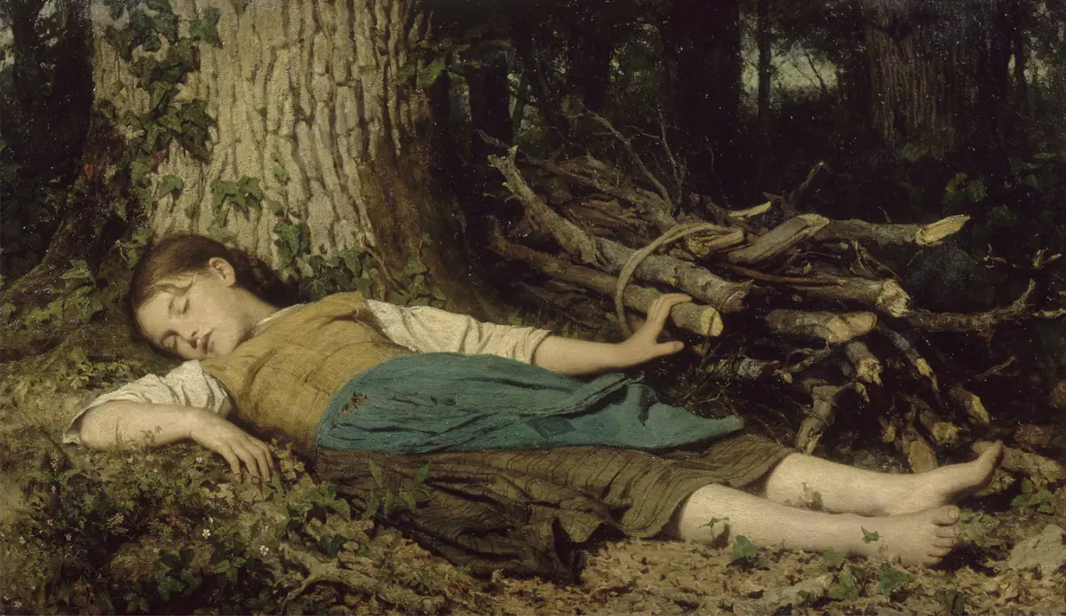 Dans les bois - Albert Anker