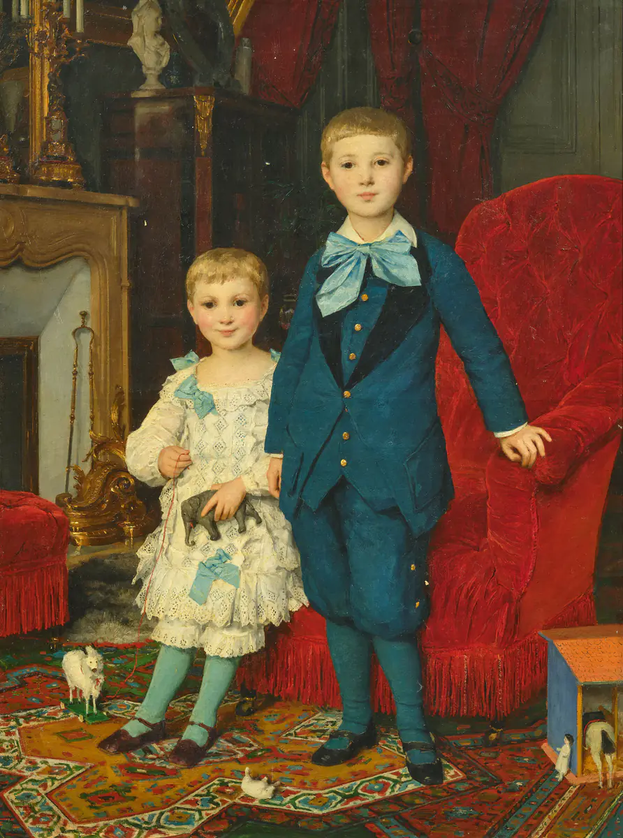 Les enfants de Bary - Albert Anker