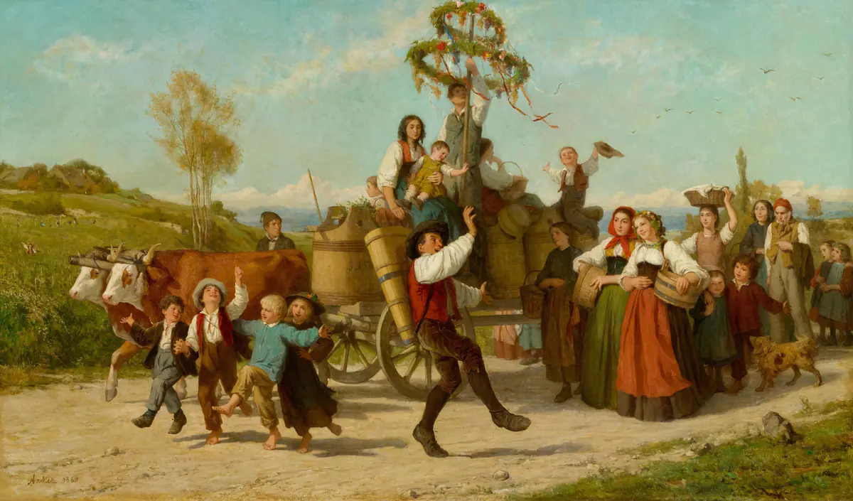 La Fête du Vin - Albert Anker