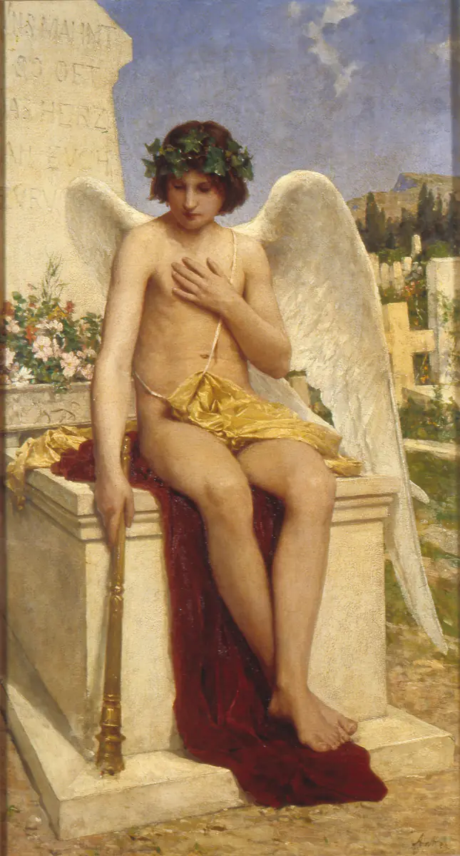 Le génie de la mort - Albert Anker