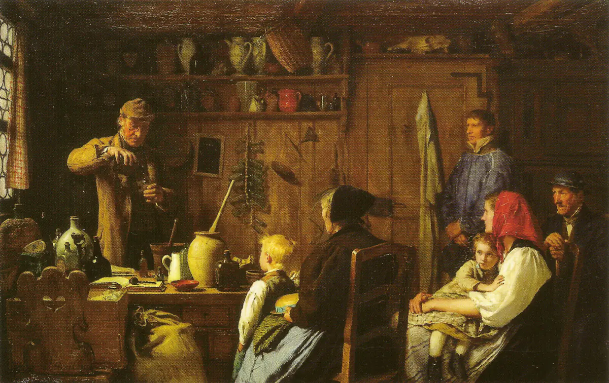 Le mège I - Albert Anker