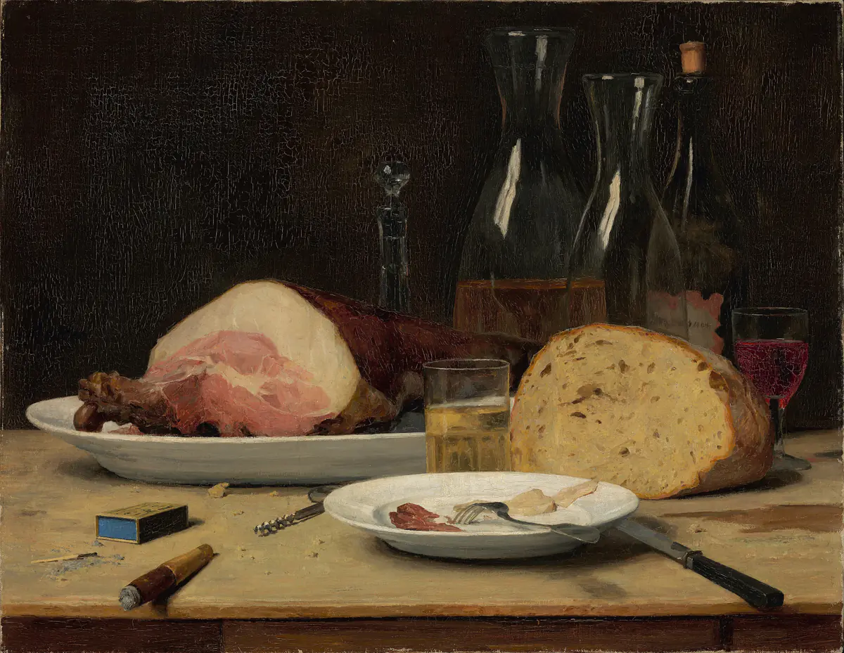 Nature morte : Excès - Albert Anker