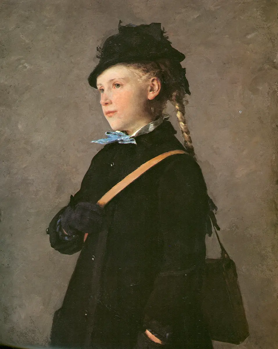 Portrait de Marie Anker - Albert Anker