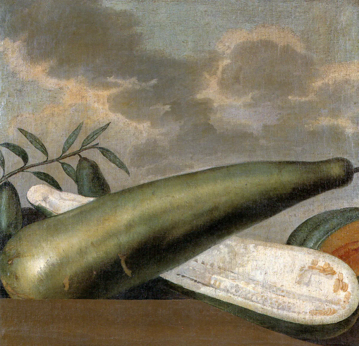 Nature morte de courges élancées - Albert Eckhout