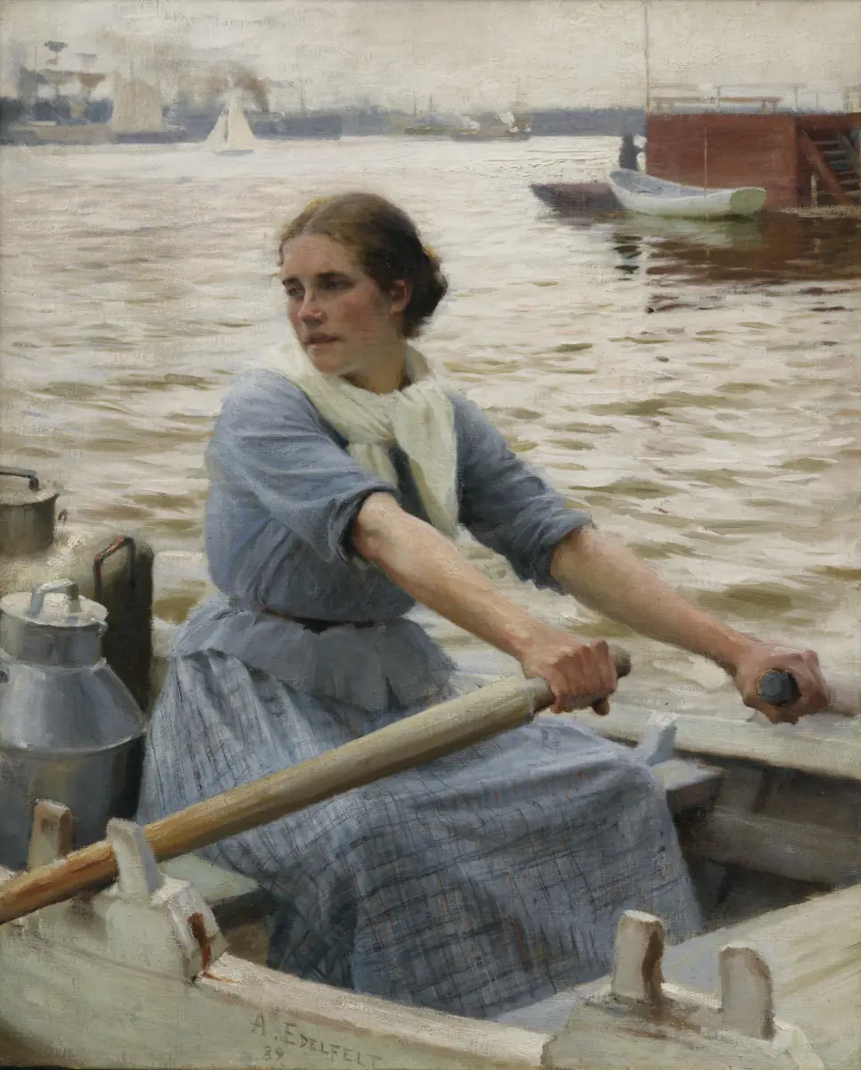 La Laitière - Albert Edelfelt