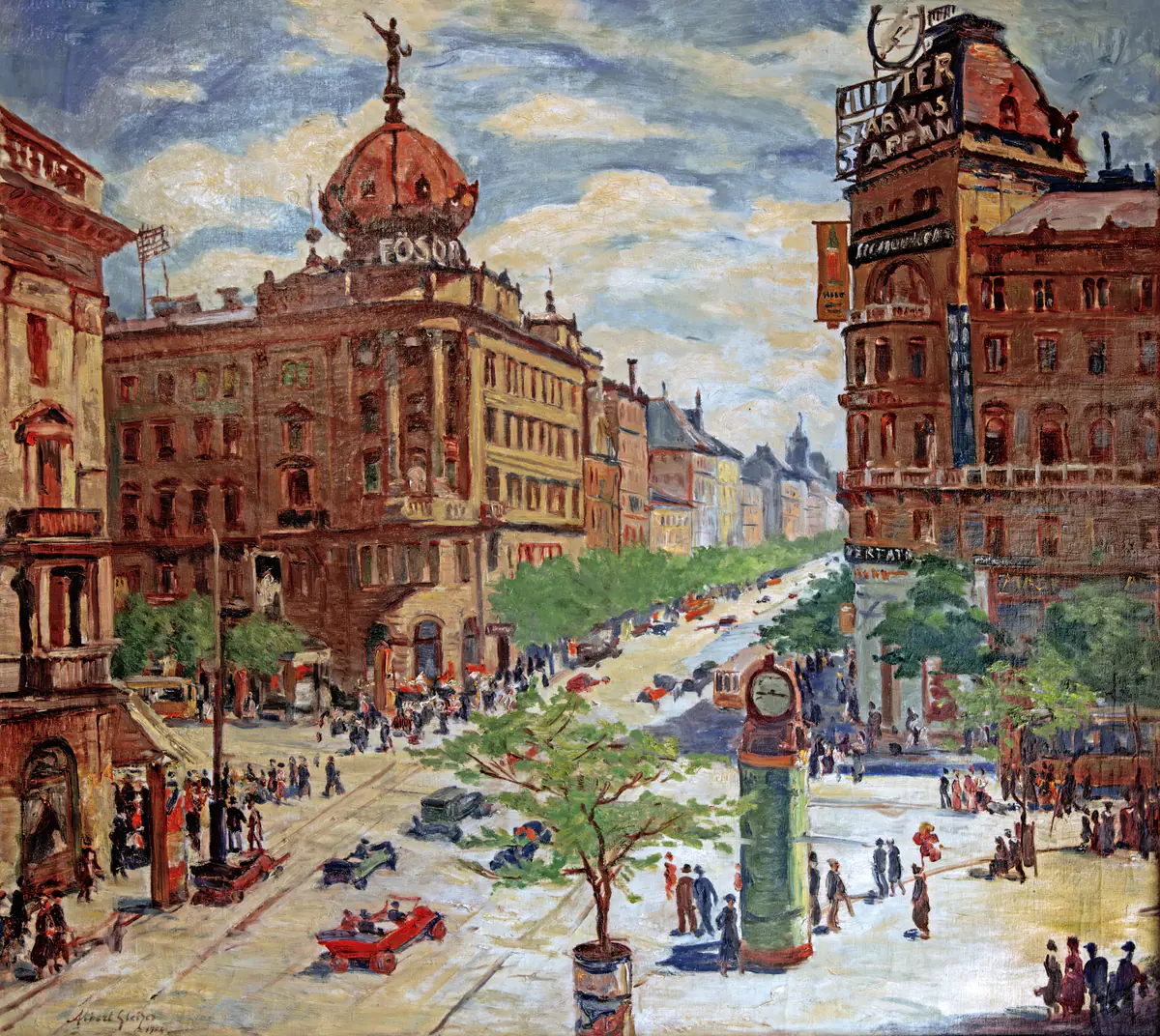 Vue de Budapest - Albert Gleizes