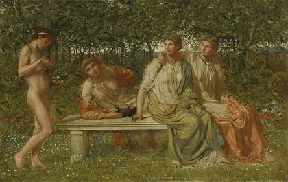 Le Banc de marbre - Albert Joseph Moore