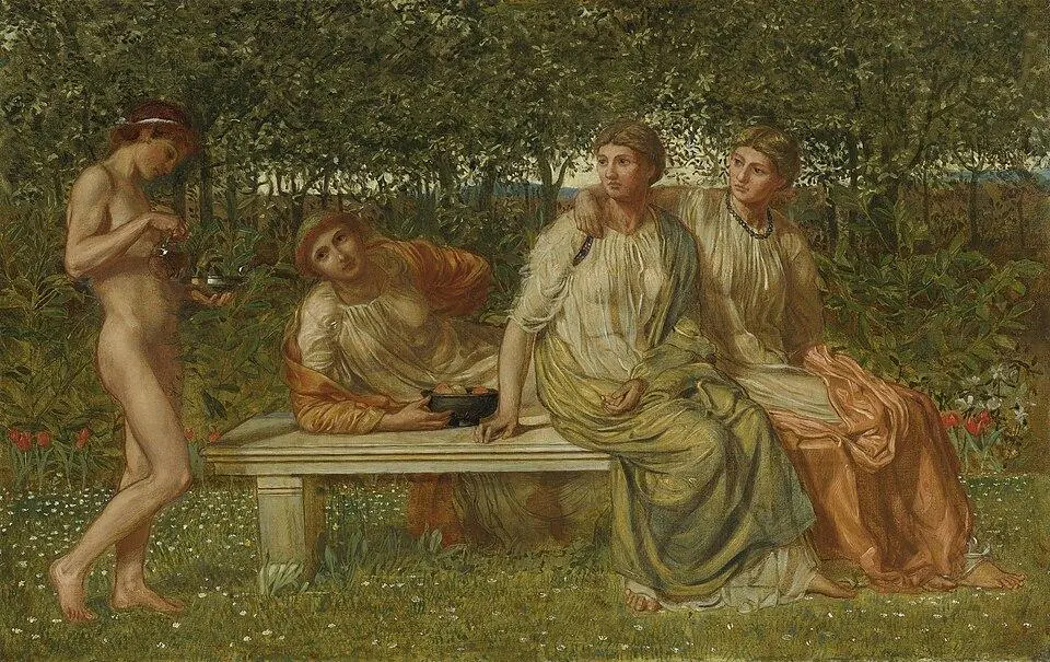 Le Banc de marbre - Albert Joseph Moore