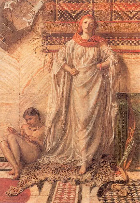Une danseuse au repos - Albert Joseph Moore