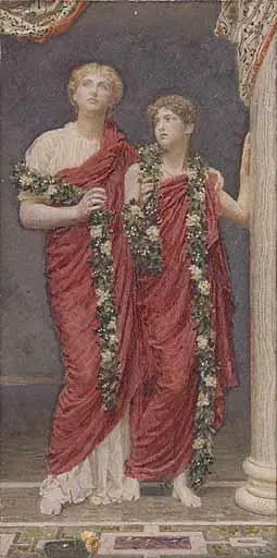 La Guirlande - Albert Joseph Moore