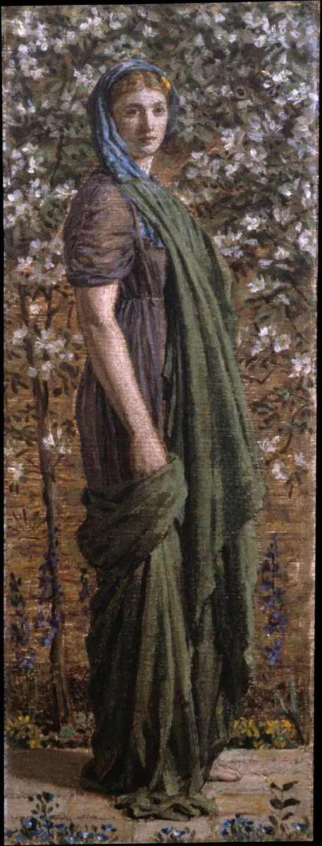 Une promenade fleurie - Albert Joseph Moore
