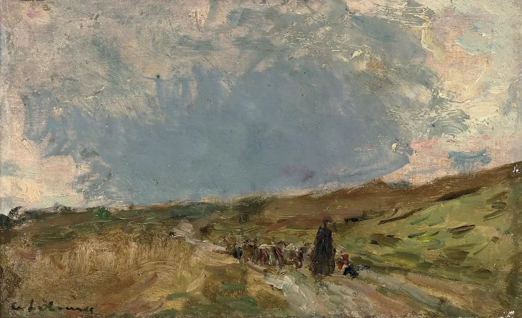 Chemin de campagne - Albert Lebourg