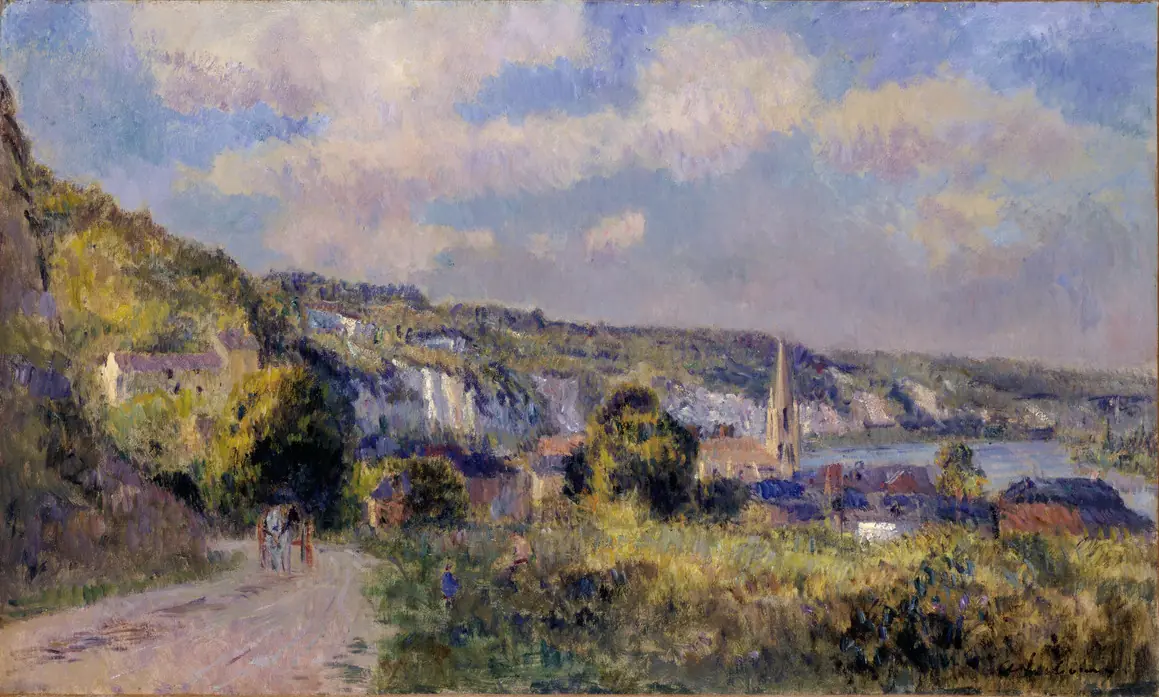 Vue de La Bouille - Albert Lebourg
