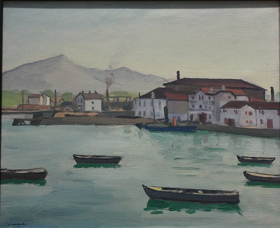 Barques à Ciboure - Albert Marquet