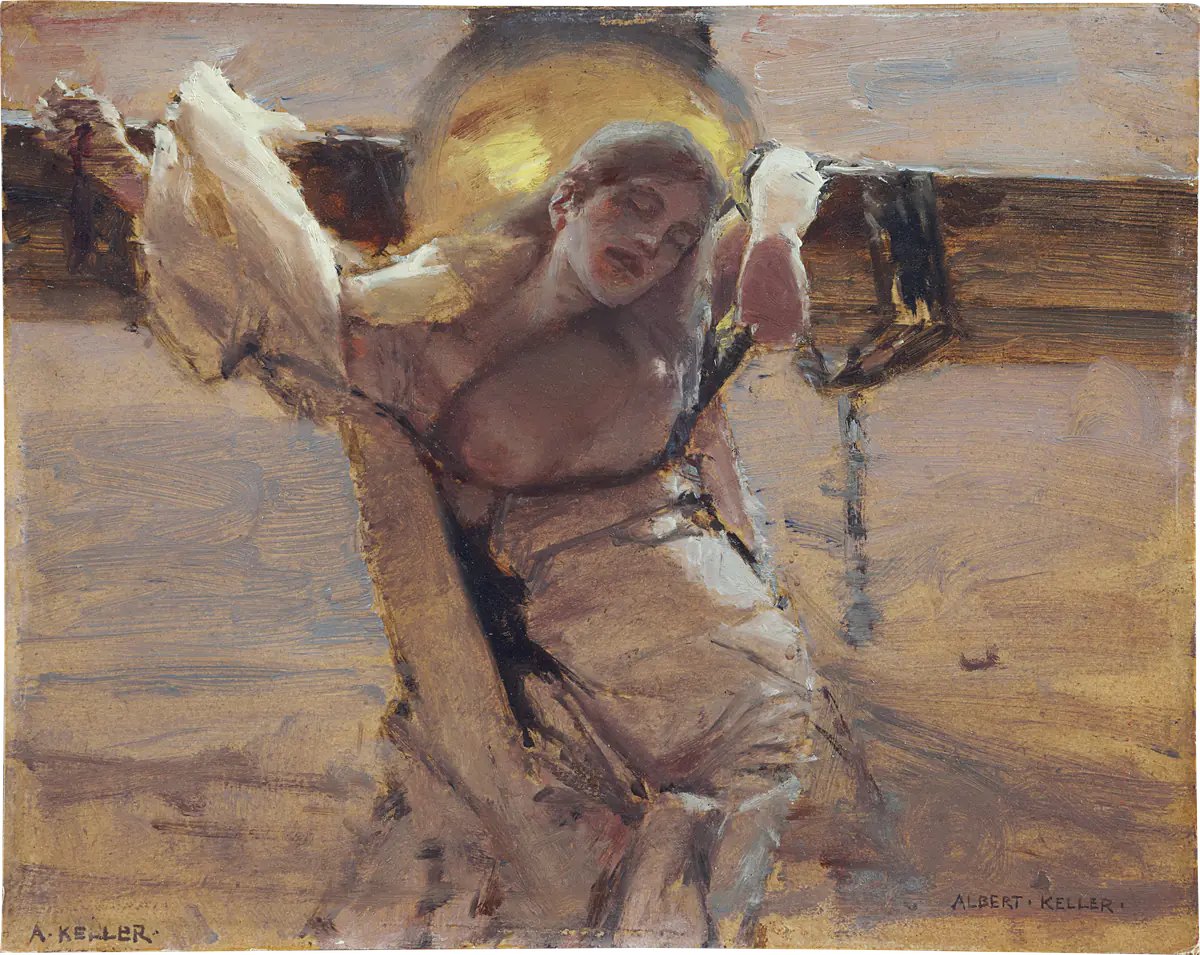 Le martyr - Albert von Keller