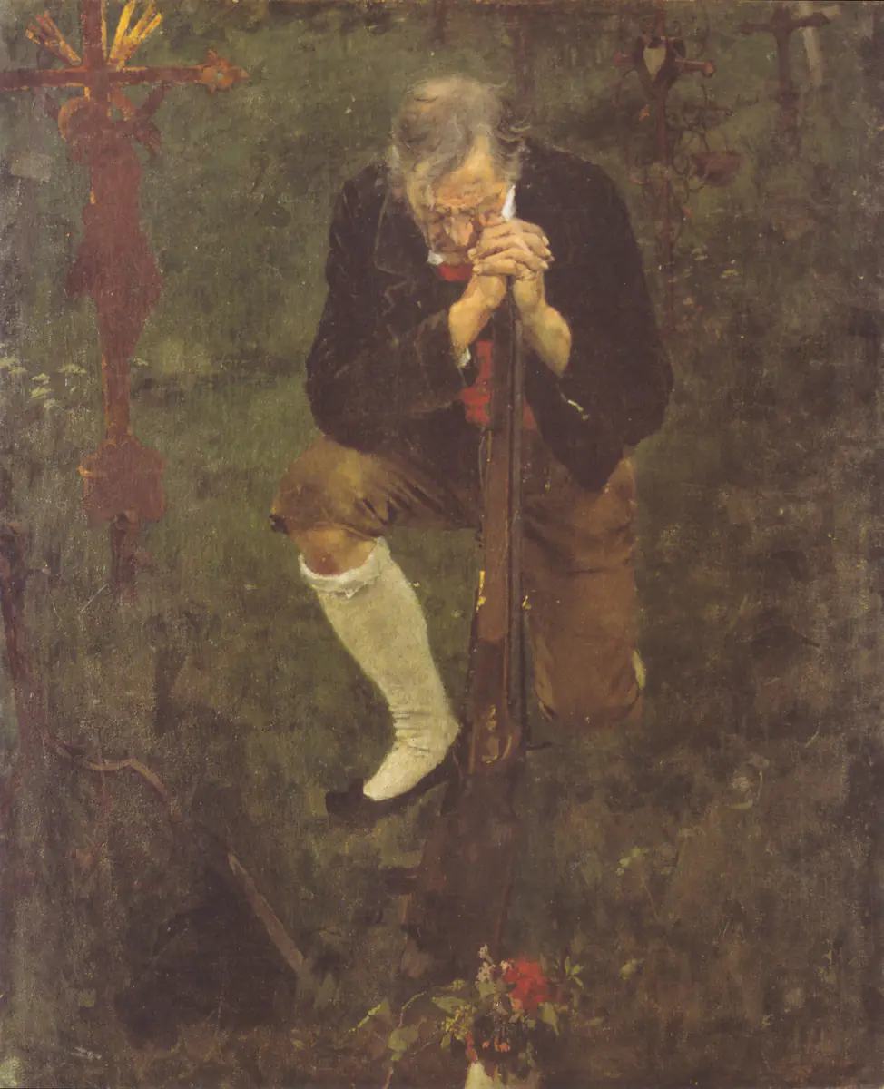 Un adieu au Tyrol en 1809 - Albin Egger-Lienz