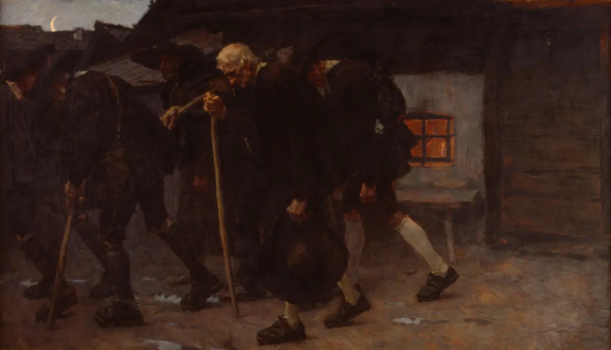 Après l'accord de paix - Albin Egger-Lienz