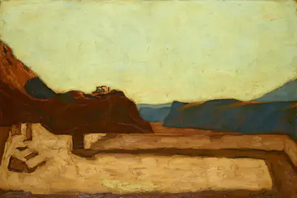 Au Calvaire de Bolzano - Albin Egger-Lienz