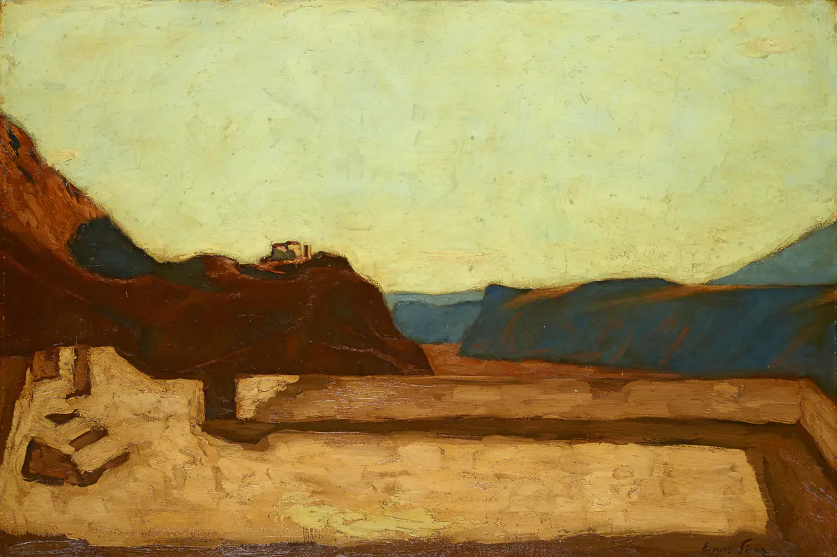 Au Calvaire de Bolzano - Albin Egger-Lienz