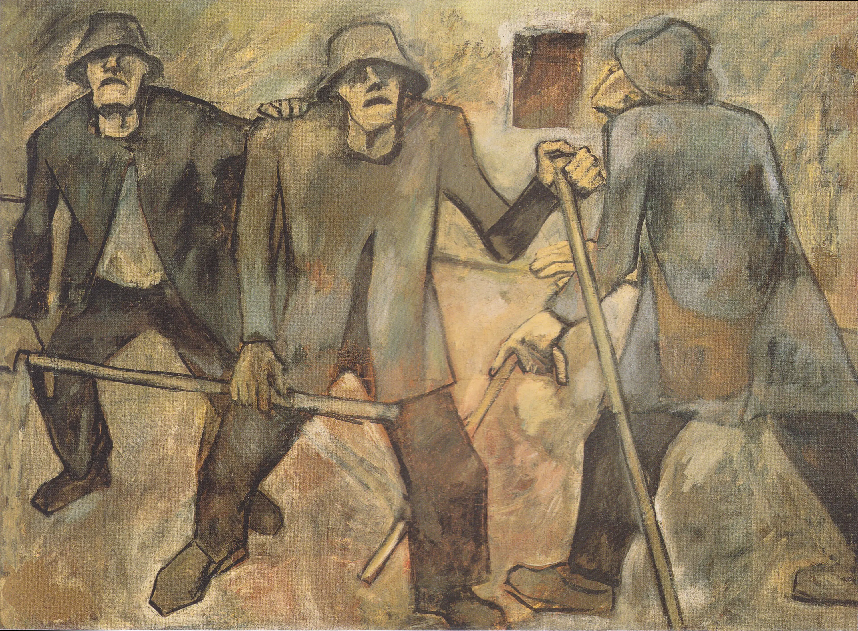 Les aveugles - Albin Egger-Lienz