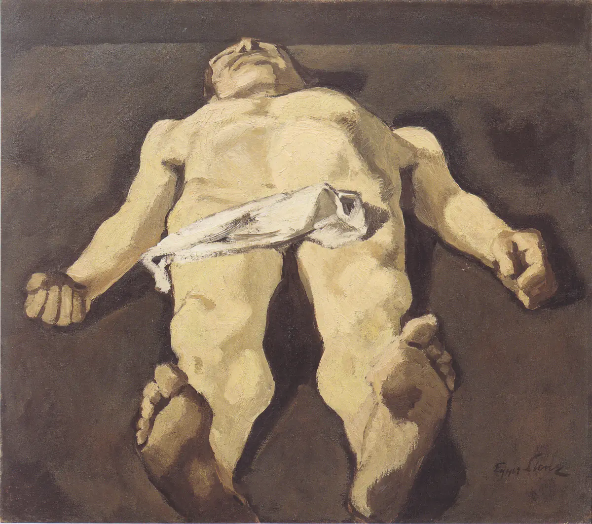 Le Christ mort - Albin Egger-Lienz