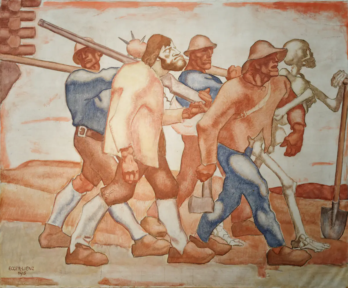 Danse macabre (4e version) - Albin Egger-Lienz