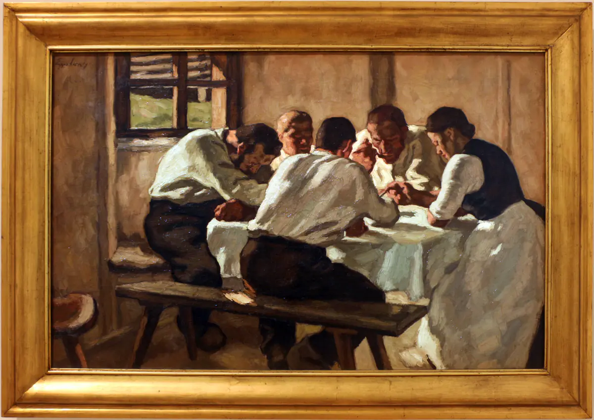 déjeuner - Albin Egger-Lienz
