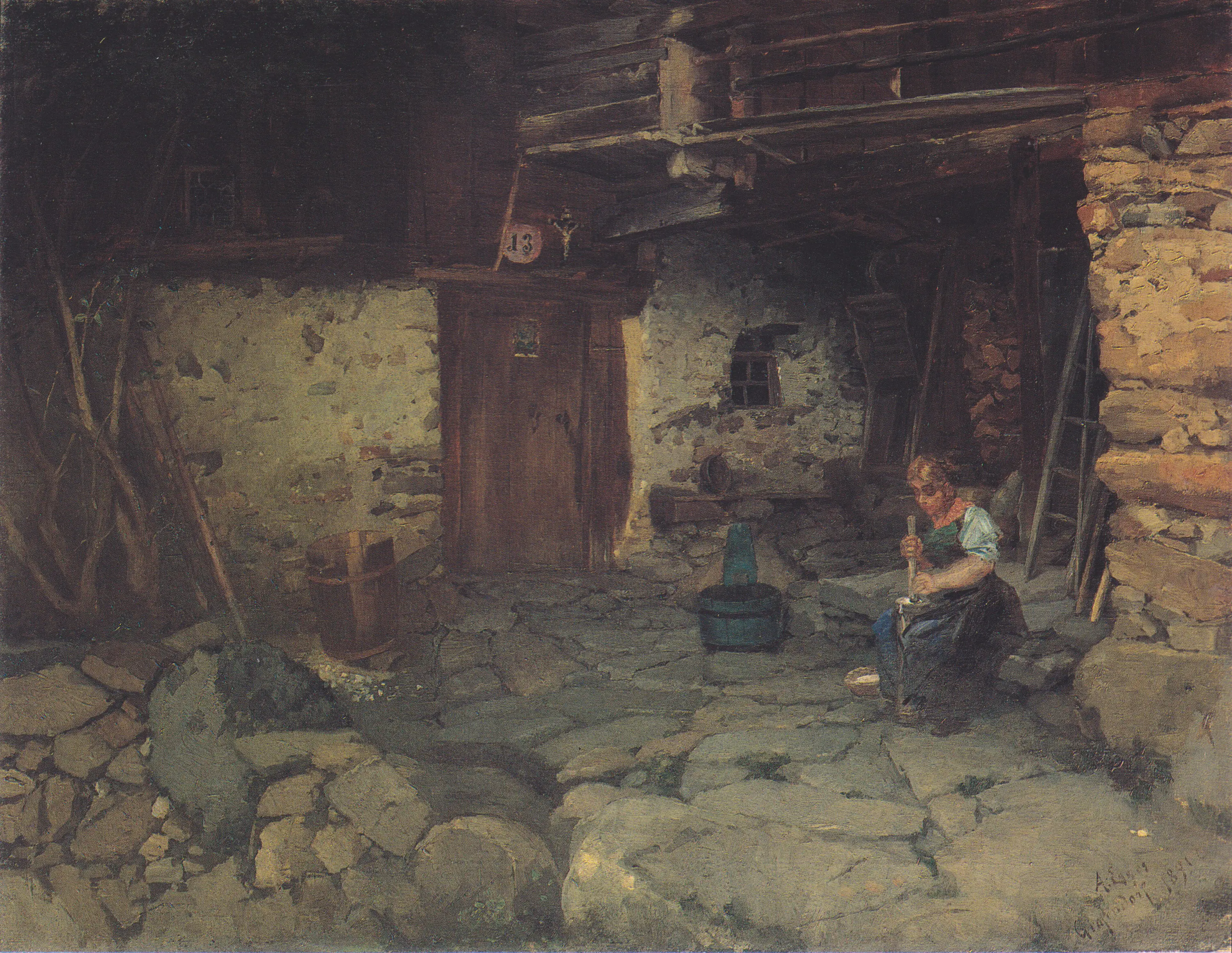 Ferme à Grafendorf - Albin Egger-Lienz