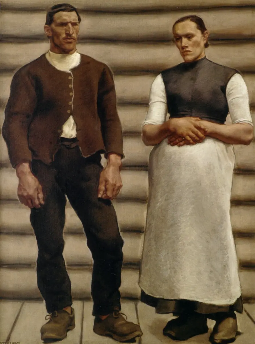 Homme et femme - Albin Egger-Lienz