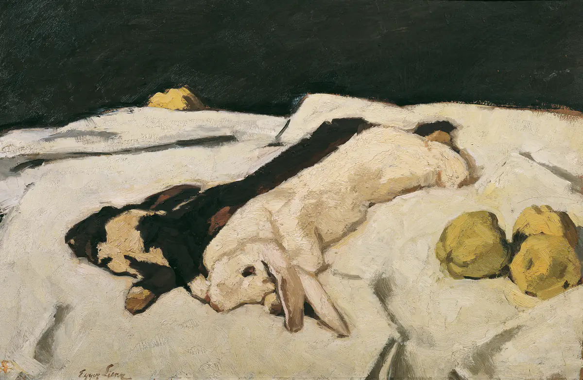 Lapins morts - Albin Egger-Lienz