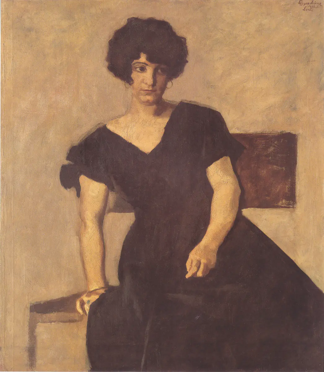 Lorli, la fille de l'artiste - Albin Egger-Lienz