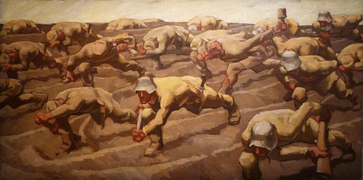 Nord de la France, 1917 - Albin Egger-Lienz