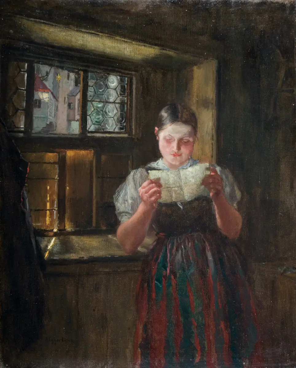 Par lui - Albin Egger-Lienz