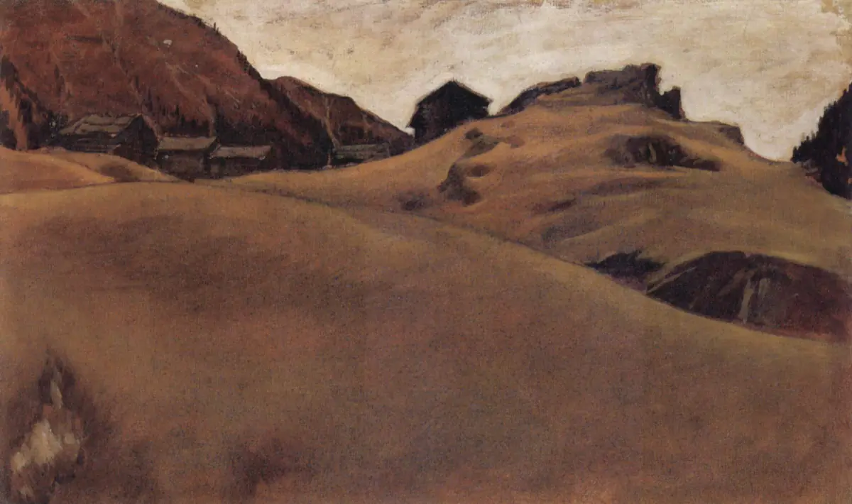 Paysage alpin dans l'Ötztal - Albin Egger-Lienz