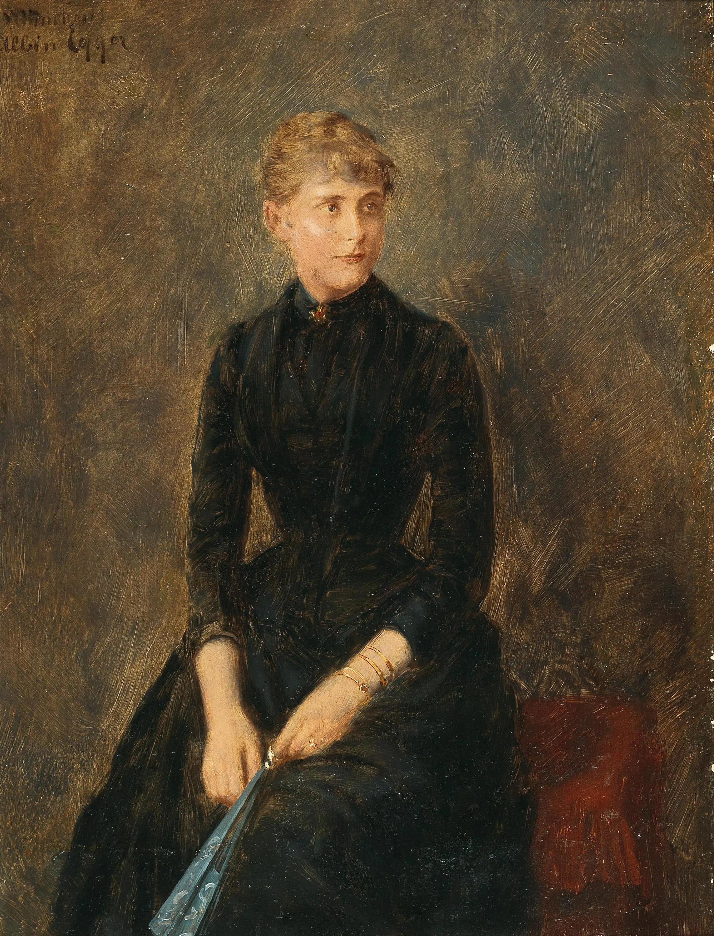 Portrait de la chanteuse Hedwig Helbig - Albin Egger-Lienz