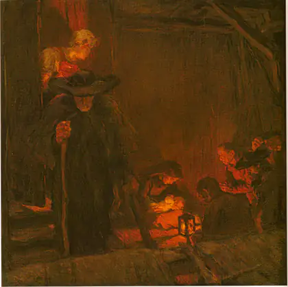 Sainte nuit - Albin Egger-Lienz