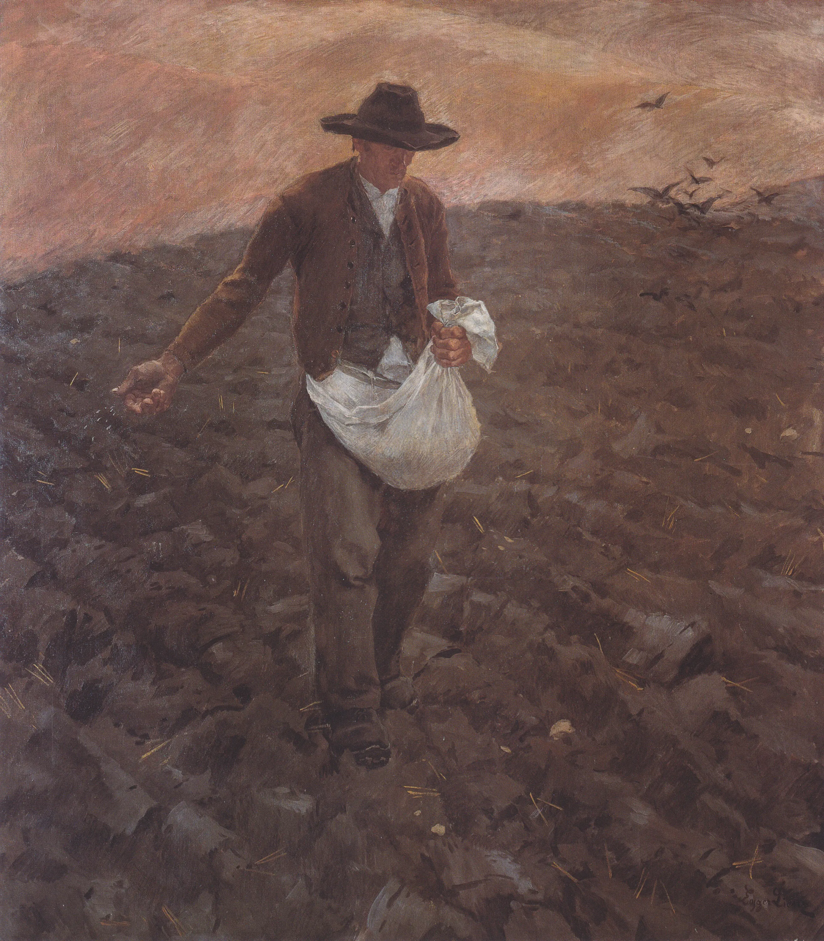 Le semeur - Albin Egger-Lienz