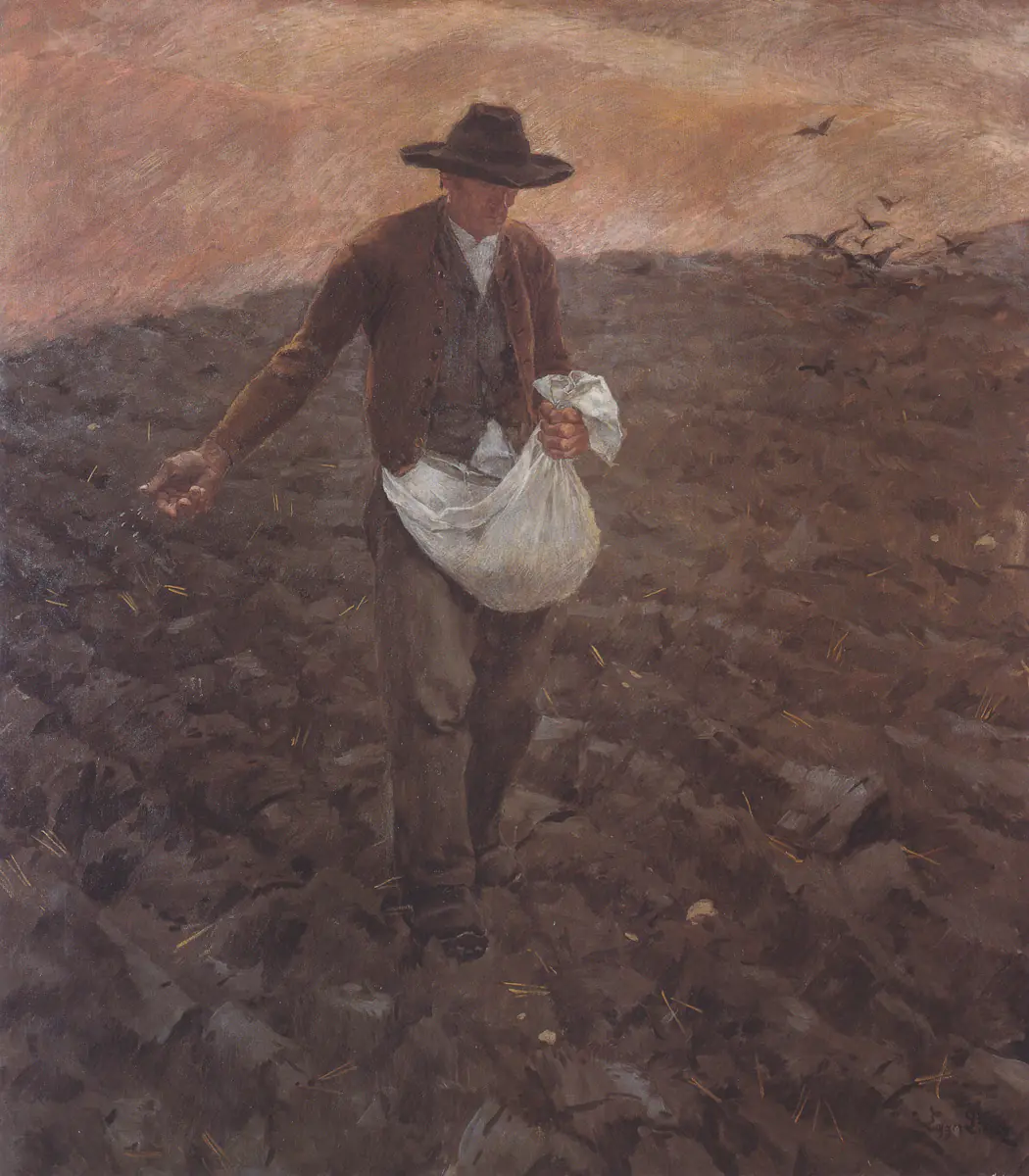 Le semeur - Albin Egger-Lienz