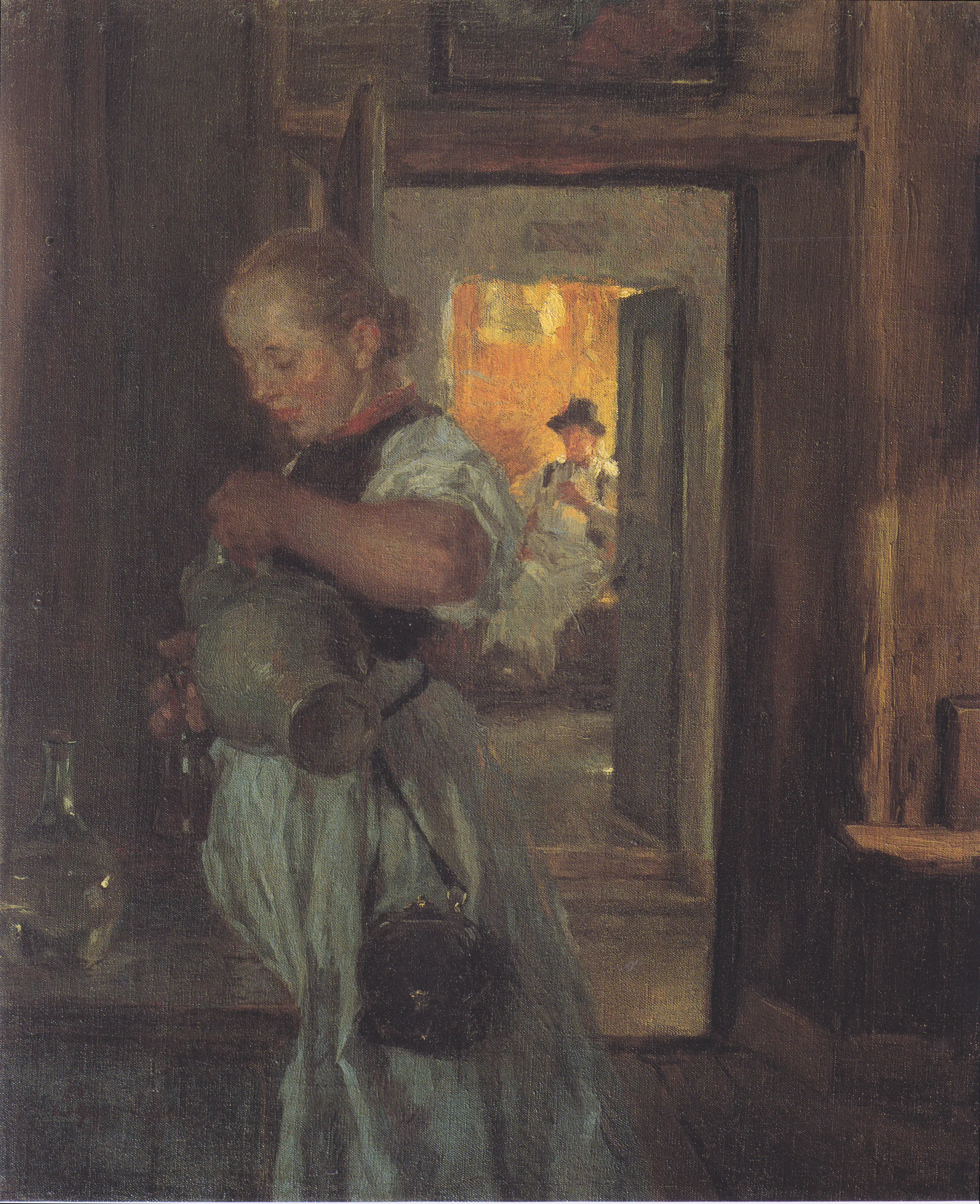 La serveuse tyrolienne - Albin Egger-Lienz