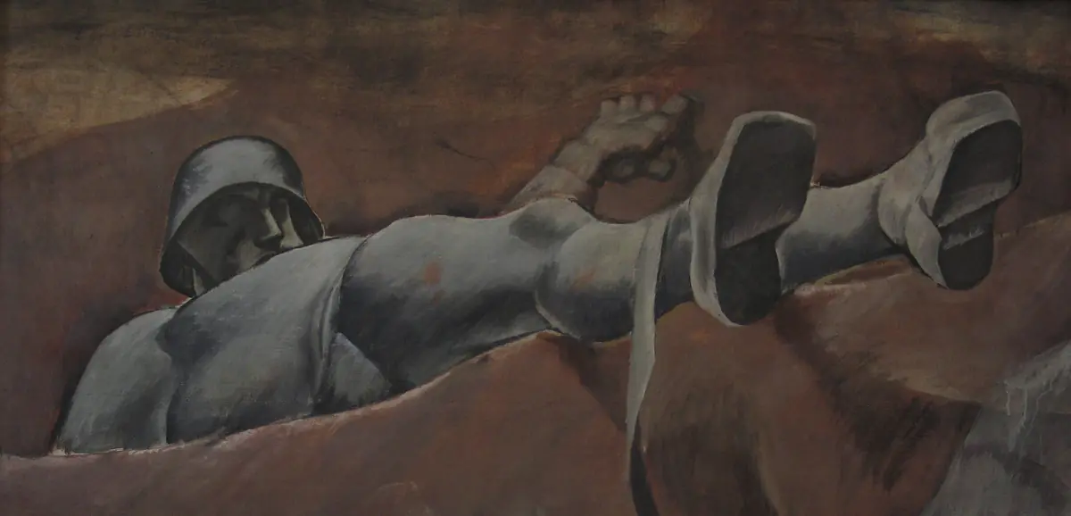 Soldat mort de la « Missa Eroica » - Albin Egger-Lienz