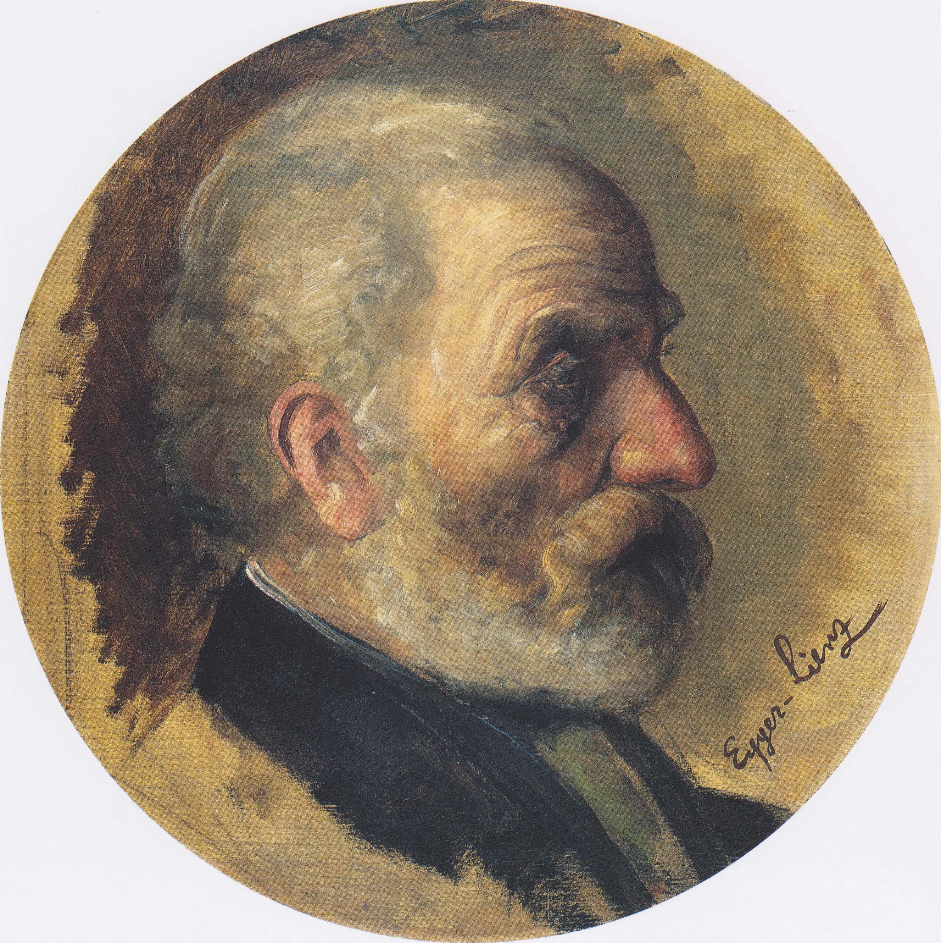 Tête masculine - Albin Egger-Lienz